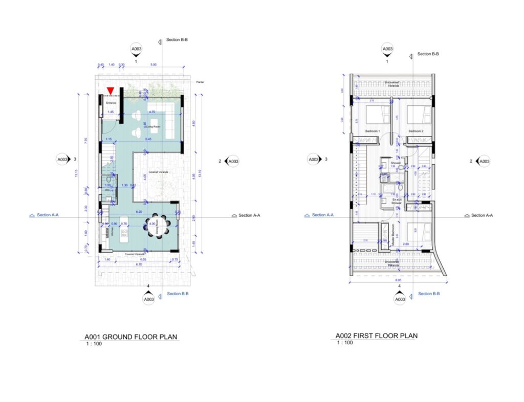 ground and first floor